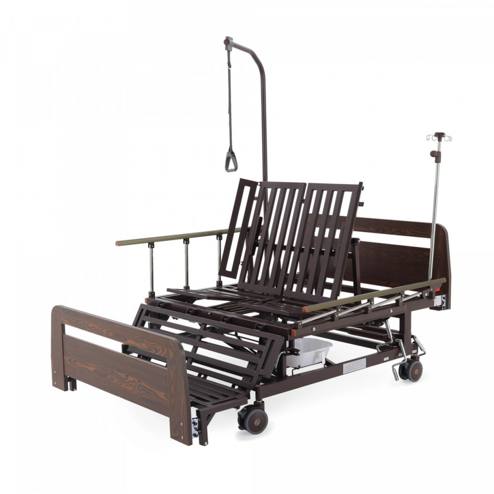 Кровать механическая MED-MOS Е-45А (ЛДСП венге, без матраса) ширина ложемента 120 см