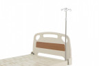 Кровать для лежачих больных механическая MED-MOS Е-18 (ABS, 1 секция, матрас, без колес, уголки)